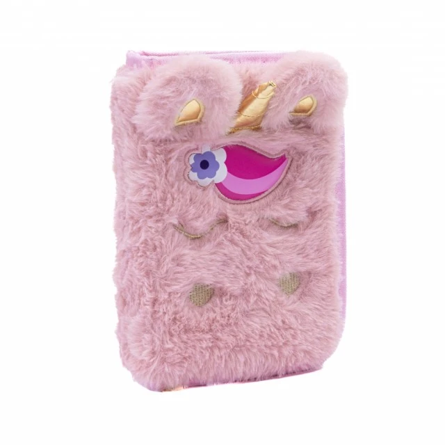 Единичен несесер с аксесоари ASTRABAG Пухкав еднорог, AC11, 20 х 14 х 3,5 см