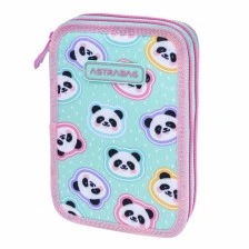 Double vanity case without accessories, Astra, Panda, AC2, 20.5 x 13 x 4.5 cm