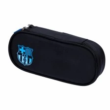 Single toiletry bag without accessories, Astra, FC Barcelona, Black, AC6, 22 x 9 x 5 cm