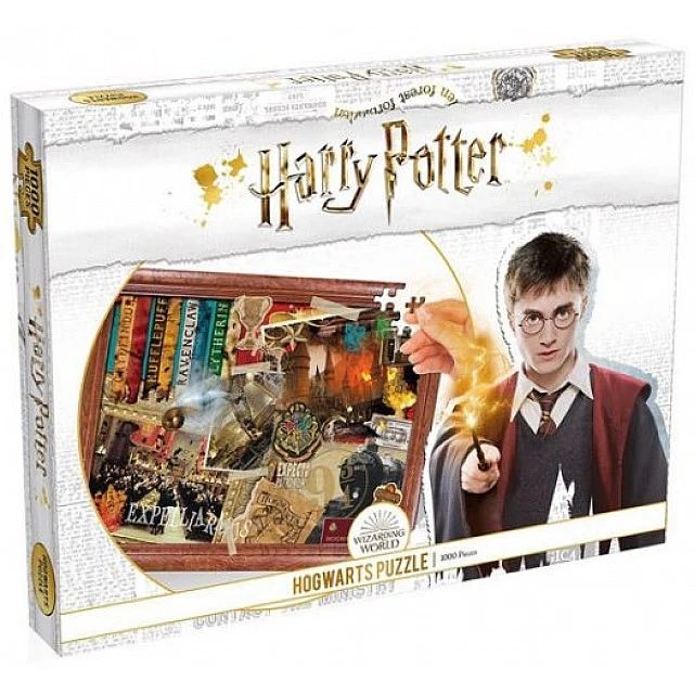 Puzzle, Waddingtons, Harry Potter, Hogwarts, 1000 pieces