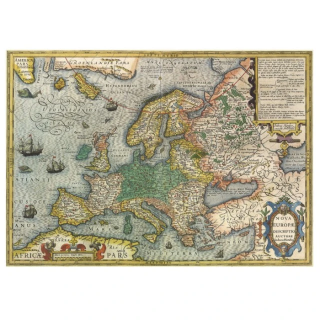 Puzzle, Educa, Map of Europe, 1000 pieces