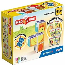 Магнитен конструктор Magicube, Животни и карти 132, 11 части