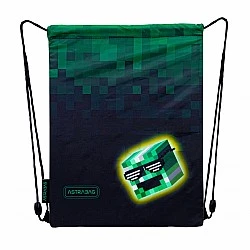 Sports team bag ASTRABAG Pixel hero, AD1, 40 × 33 cm