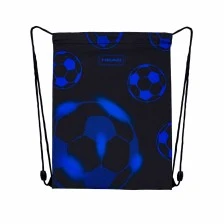 Sports team bag, Head, Neon blue football, AD1, 44 × 33 cm