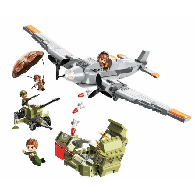 Building set Combat Zone Air bombardment, 557 pieces