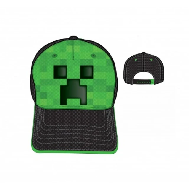 MINECRAFT Creeper Hat with Visor