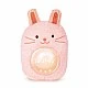 Interactive toy, Hape, Musical plush sleep lamp, Bunny, 23 x 15.5 x 9 cm