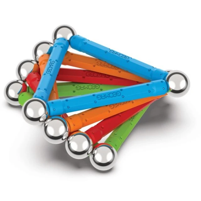 Magnetic constructor, Geomag, Supercolor, 25 pieces