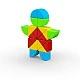 Магнитен конструктор, Geomag, Magicube, 24 части