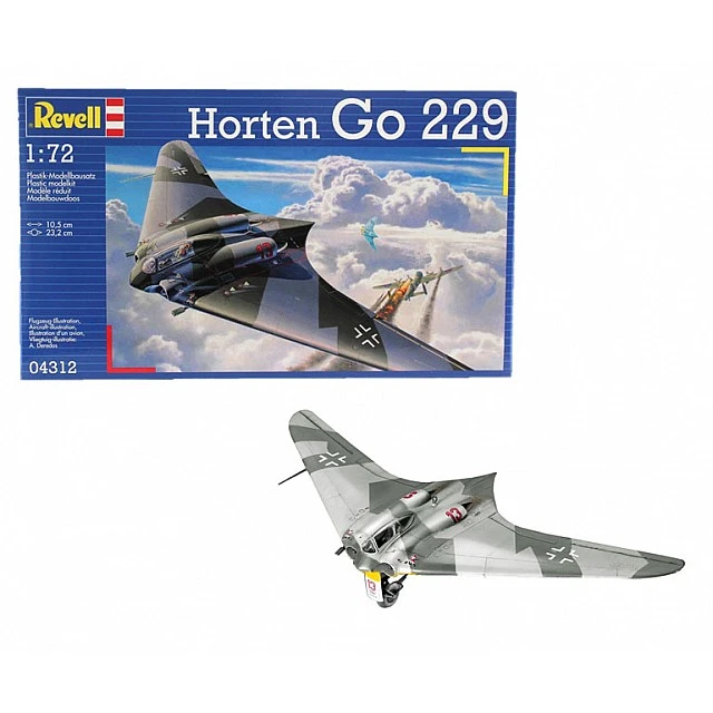 Сглобяем модел, Revell, Изтребител Horten Go 229, 70 части