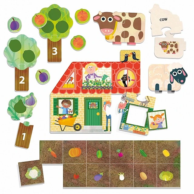 Образователна игра Ферма с дидактични игри