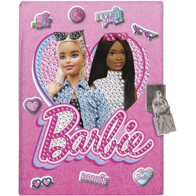 Творчески комплект, Totum, Barbie, Декорирай сам таен дневник с диаманти