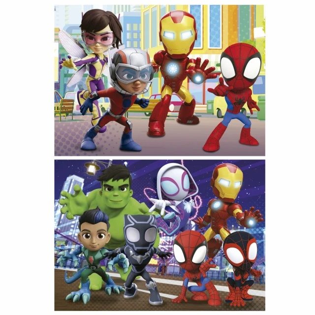 Puzzle, Educa, Spidey and his amazing friends, 2 x 48 pieces