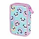 Double vanity case without accessories, Astra, Panda, AC2, 20.5 x 13 x 4.5 cm