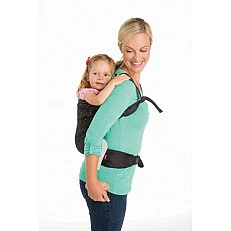Ergonomic baby carrier, Infantino, 2 in 1, Black, from 5.5 to 18 kg.