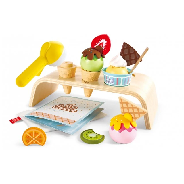 Game set, Hape, Ice cream corner, 20 pieces