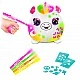 Creative set, Canal Toys, Mini plush toy for coloring, Neon, 15 cm