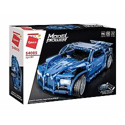 Constructor Model Power Phantom Supercar with RC control, 531 parts