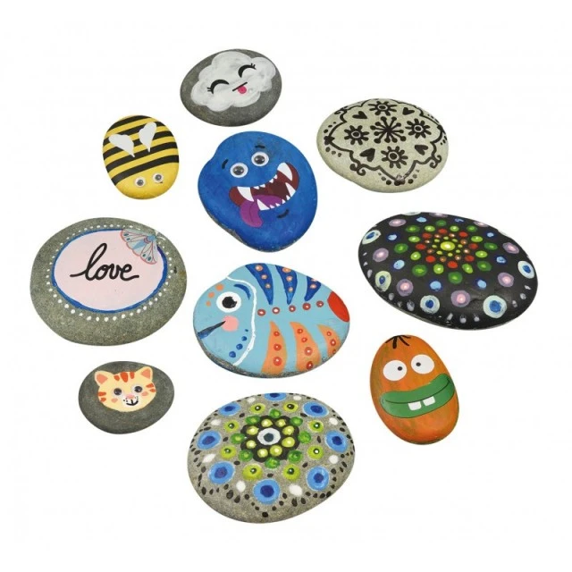 Creative set Rock painting