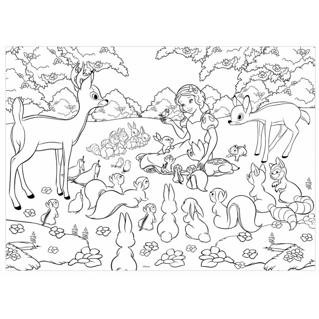 Puzzle, Lisciani, Snow White, Double-sided puzzle 60 pieces