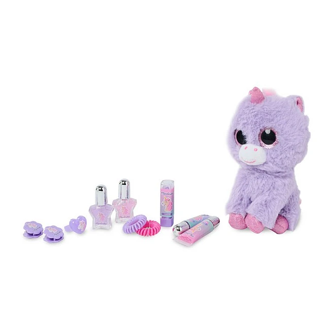 Cosmetic set with plush toy Little Unicorn, 11 pieces