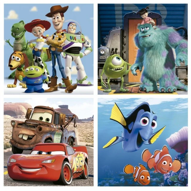 Progressive puzzle, Educa, Disney Pixar, 12-16-20-25 pieces