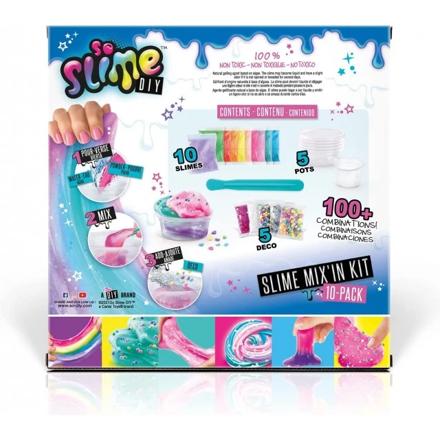 Creative set Slime, 10 colors