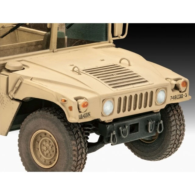 Assembly model, Revell, Military truck HMMWV M1097A2, 156 parts