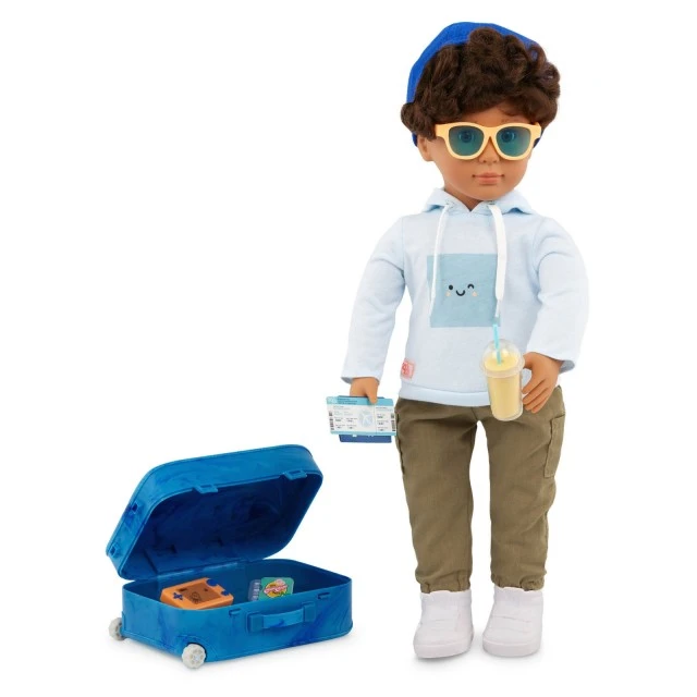 Doll, Battat, Our Generation, Milo with accessories, 46 cm