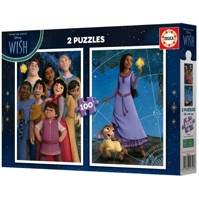Пъзел Wish 2в1, 2 х 100 части
