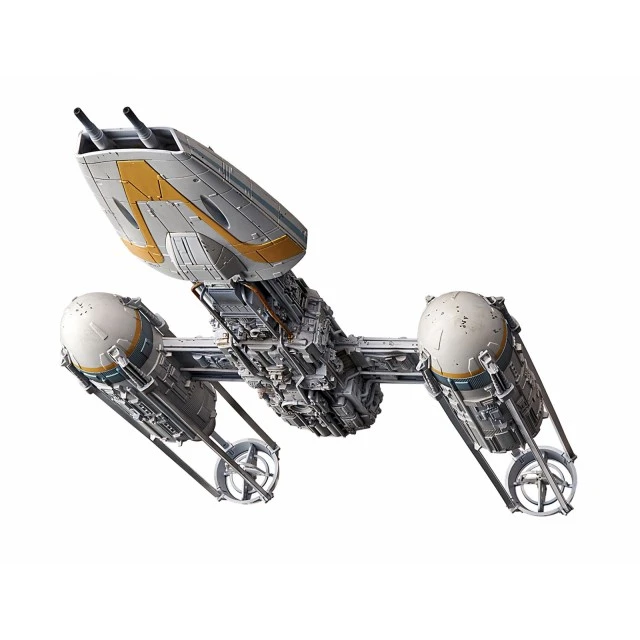 Bandai Star Wars Y-Wing Starfighter easy-click buildable model, 89 pieces