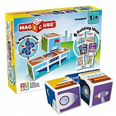 Магнитен конструктор Magicube, Превозни средства и карти 131, 11 части