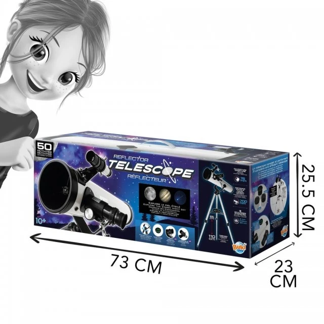 Образователна играчка, Buki France, Рефлекторен телескоп, 50 дейности