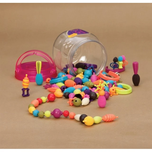 Multicolor Pop Art beads 150pcs.