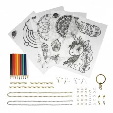 Creative set Buki France Be Teens DIY shrink plastic jewellery, 7 pieces