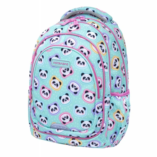 School backpack, Astra, Pandas, AB330, 39 x 28 x 15 cm