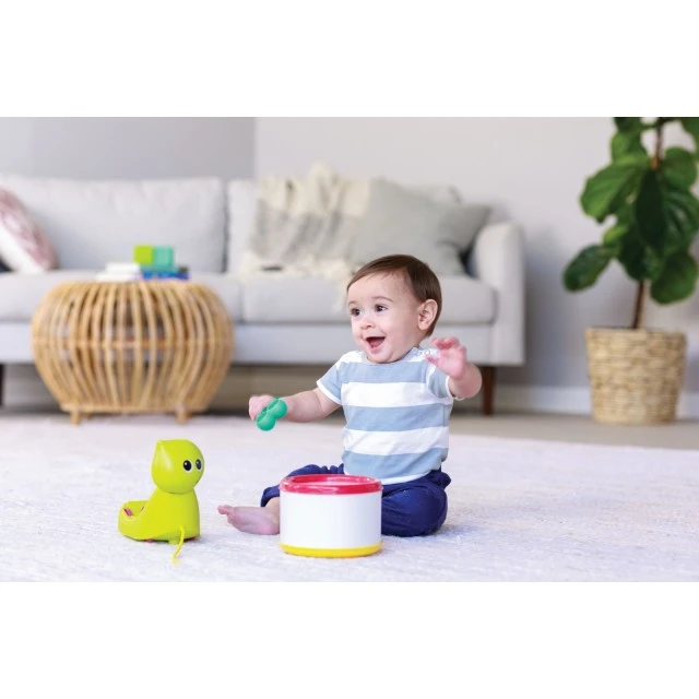 Играчка за дърпане 3 в 1, Infantino, Охлюв