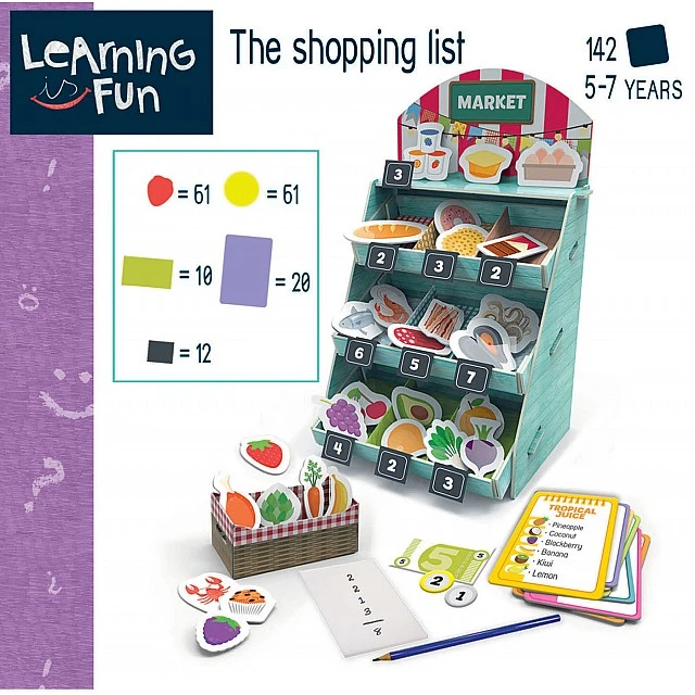 Educational game, Educa, Shopping list, 142 pieces