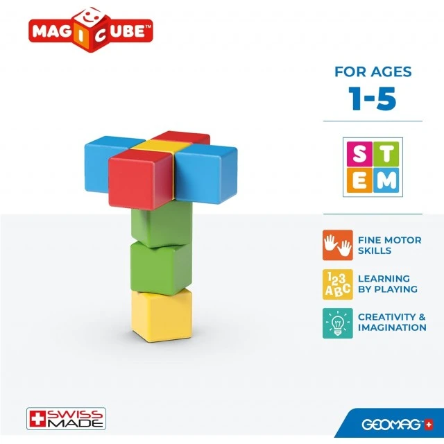 Magnetic construction set Magicube, Creative, 8 pieces