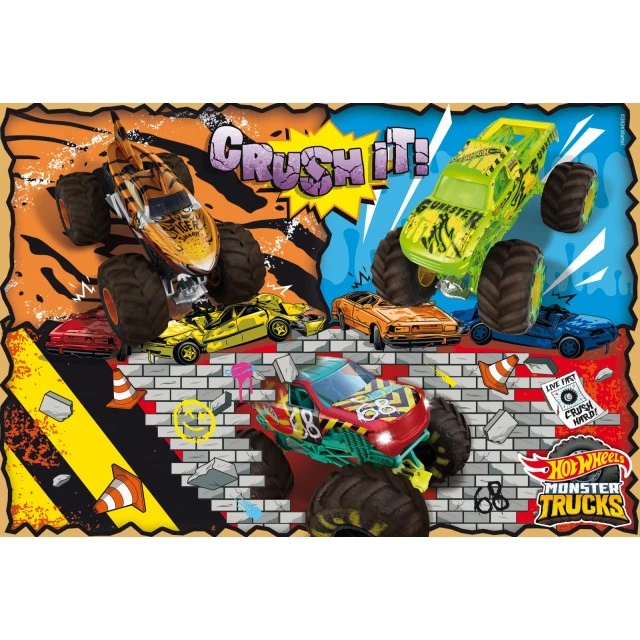 Пъзел, Lisciani, Hot Wheels, 2 x 60 части