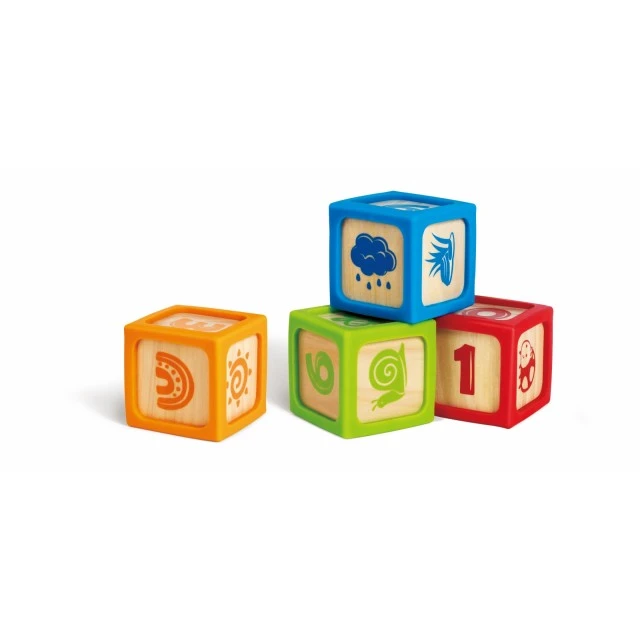 Образователни кубчета, Hape, 4 броя
