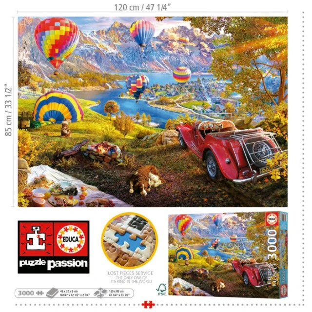 Puzzle Balloon Valley 3000 pieces