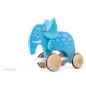 Wooden pull toy, Hape, Elephant, 24 x 11 x 20 cm