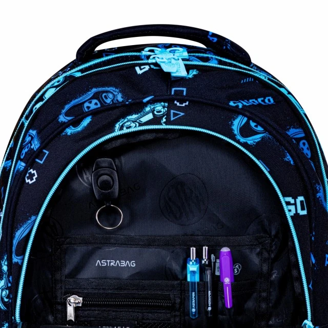 Ученическа раница ASTRABAG Отивам да играя, AB300, 42 х 30 х 19 см