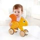 Дървена играчка за дърпане, Hape, Катерица, 24 x 11 x 20 см
