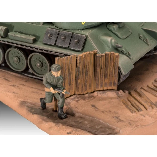 Сглобяем модел Съветски танк T-34/76 Модел 1940, 76 части