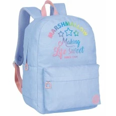 Ученическата раница, Marshmallow, Sweet Vintage, 43х33х16cм, Син