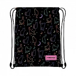 Чанта за спортен екип HEAD Котки в тъмното, AD1, 40 × 33 см