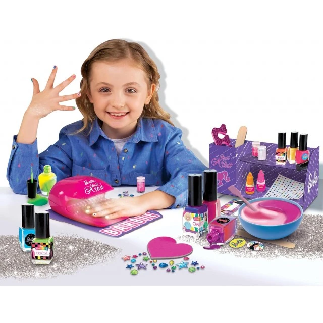 Creative kit, Lisciani, Barbie, DIY nail polishes