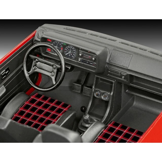 Assembly model, Revell, Gift set 50 years VW Golf 1 GTi, 121 parts